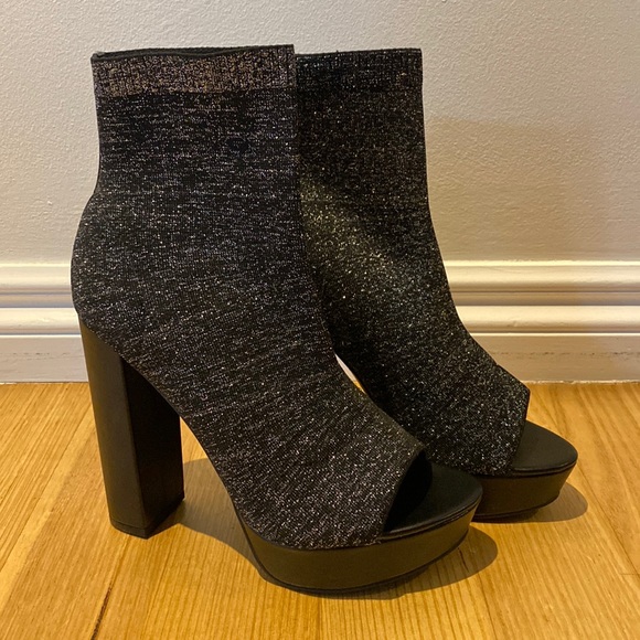 Windsor Smith Shoes - Windsor Smith - Bellissa Blk Lurex Boots- Size 9